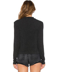 LnA Mock Crop Sweater