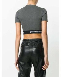 Paco Rabanne Cropped T Shirt