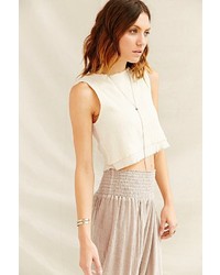 Urban Outfitters Urban Renewal Layered Gauze Cropped Top