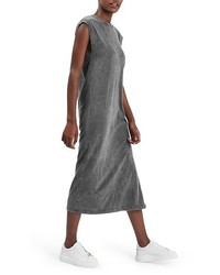 Charcoal Cutout Maxi Dress