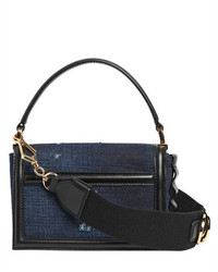 Dsquared2 Small Dd Denim Top Handle Bag W Charms