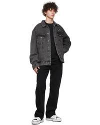 We11done Black Denim Jacket