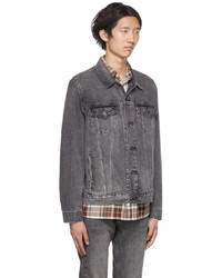 Levi's Gray Trucker Denim Jacket