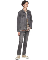 Levi's Gray Trucker Denim Jacket