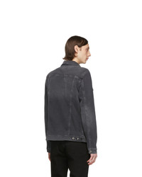 Frame Grey Denim Lhomme Jacket