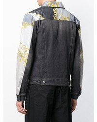 Versace Collection Printed Denim Jacket