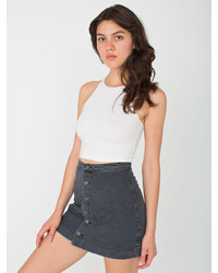 American Apparel Button Front Denim A Line Skirt | Where to buy ...