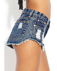Forever 21 Beach Vibes Distressed Cutoffs