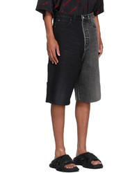 Balenciaga Black Grey 5050 Shorts