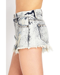 Forever 21 Dearly Distressed Denim Shorts