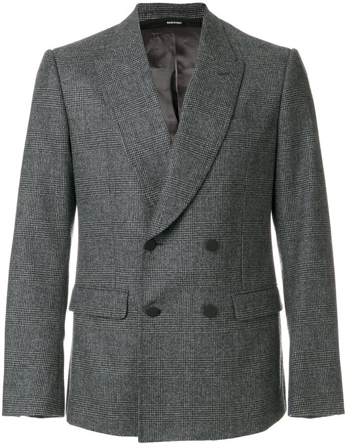 Alexander McQueen Double Breasted Blazer, $2,855 | farfetch.com | Lookastic