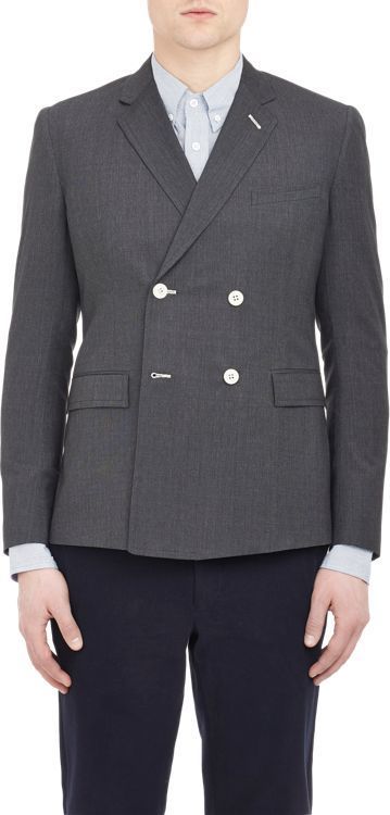 Band Of Outsiders Double Breasted Sportcoat Black, $2,195 