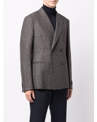 Z Zegna Double Breasted Suit Jacket