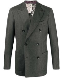Etro Double Breasted Suit Jacket
