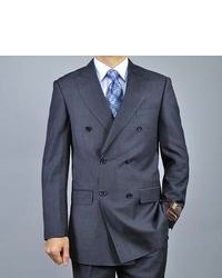 Giorgio Fiorelli Charcoal Grey Double Breasted Suit
