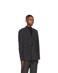 Lemaire Grey Double Breasted Blazer