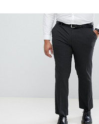 ASOS DESIGN Asos Plus Slim Suit Trousers In Charcoal
