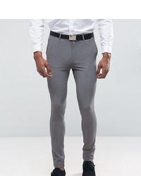ASOS DESIGN Asos Tall Super Skinny Suit Trousers In Grey