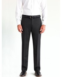 Banana Republic Tailored Slim Charcoal Italian Wool Suit Trouser