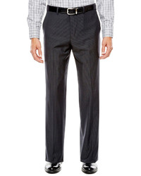Collection Collection By Michl Strahan Mini Herringbone Flat Front Suit Pants Classic Fit