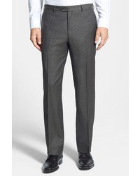 Pal Zileri Flat Front Check Trousers