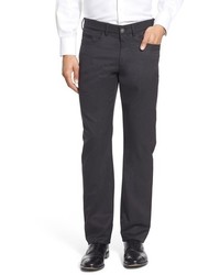 Ballin Flat Front Solid Wool Blend Trousers