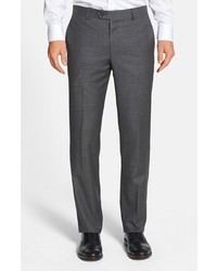 Nordstrom Flat Front Wool Trousers
