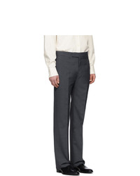 Lemaire Grey Wool Suit Trousers