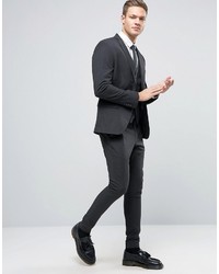 Selected Homme Super Skinny Suit Pants In Tonic