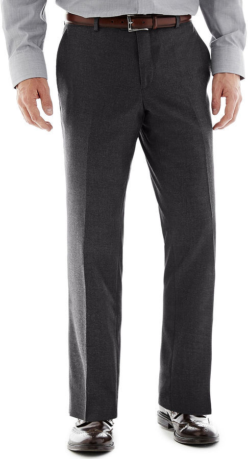 jcpenney The Savile Row Co Saville Row Charcoal Flat Front Suit Pants ...