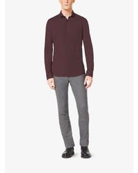 Michael Kors Michl Kors Slim Fit Wool And Cashmere Trousers