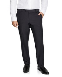 Johnny Bigg Raymond Pleated Dress Pants In Charcoal At Nordstrom