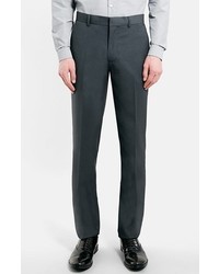 Topman Skinny Fit Grey Suit Trousers