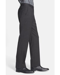 John Varvatos Star Usa Flat Front Wool Trousers