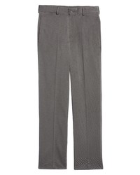 Berle Stretch Brushed Twill Pants In Grey At Nordstrom