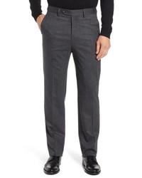 Berle Stretch Houndstooth Wool Trousers