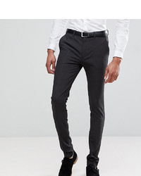 ASOS DESIGN Tall Super Skinny Fit Suit Trousers In Charcoal