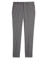 Nordstrom Tech Smart Wool Blend Trousers In Grey Charcoal At