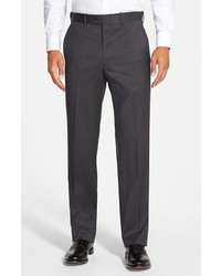 JB Britches Torino Flat Front Wool Trousers