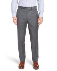 John W. Nordstrom Torino Traditional Fit Solid Trousers