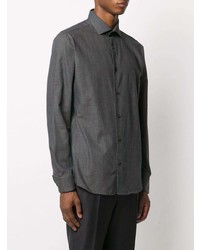 Z Zegna Embroidered Button Down Shirt