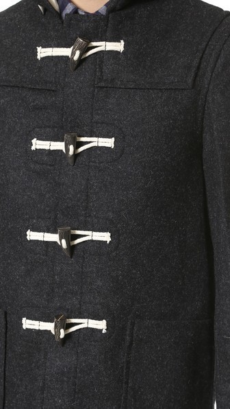Brooklyn Tailors Duffle Coat, $900 | East Dane | Lookastic.com