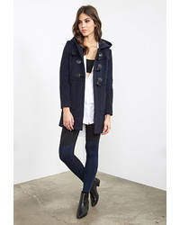 Forever 21 Classic Hooded Duffle Coat