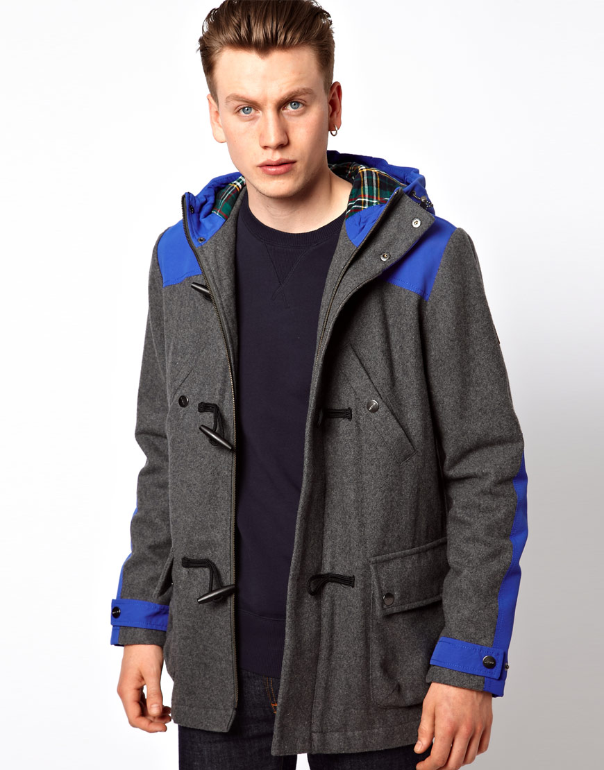 Lyle & Scott Vintage Technical Duffle Coat, $289 | Asos | Lookastic.com