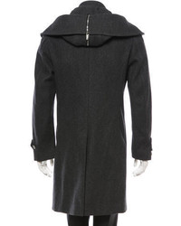 Alexander McQueen Virgin Wool Toggle Coat