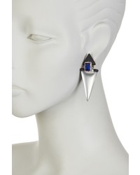 Alexis Bittar Lucite Dangling Geo Clip On Earrings