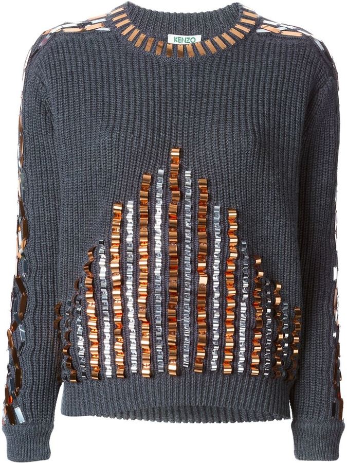 Чем украсить свитер своими руками