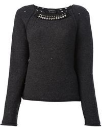 Lanvin Ruffle Embellished Collar Sweater