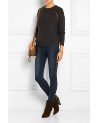 Tory Burch Trudy Embellished Wool Sweater