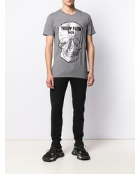 Philipp Plein Skull Platinum Cut T Shirt
